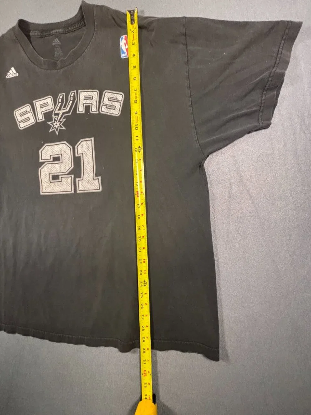 San Antonio Spurs Tim Duncan #21 Adidas tee
